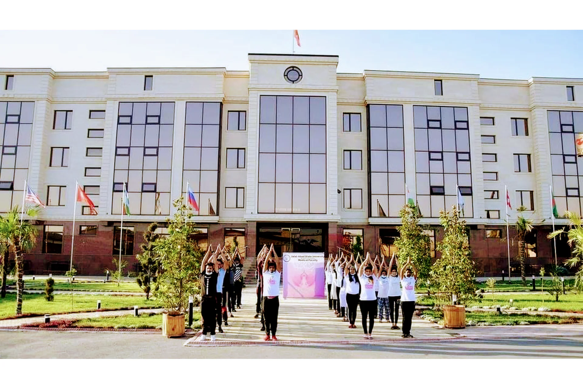 Jalalabad State University campus and university infrastructure