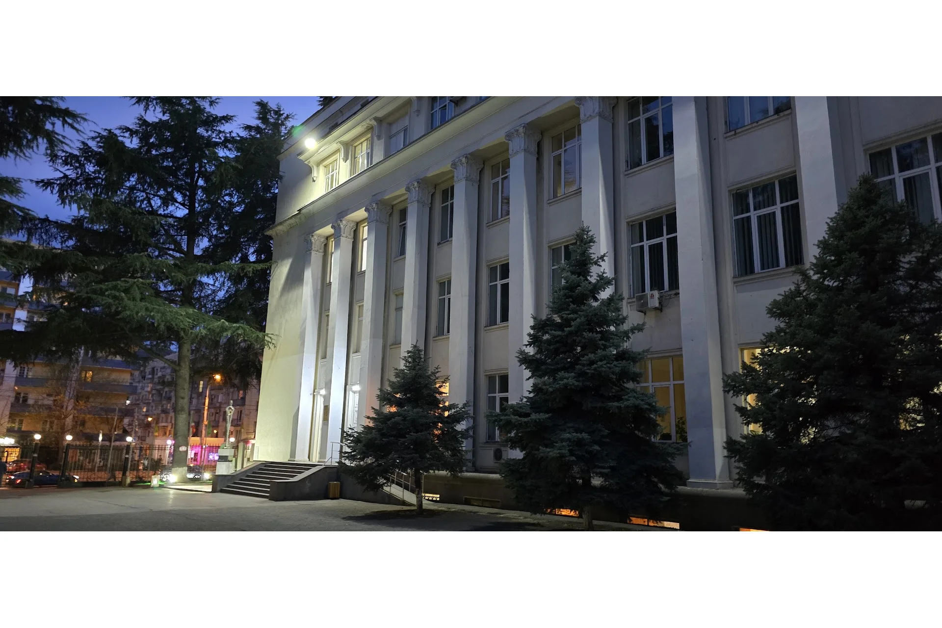 Tbilisi State Medical University campus and university infrastructure