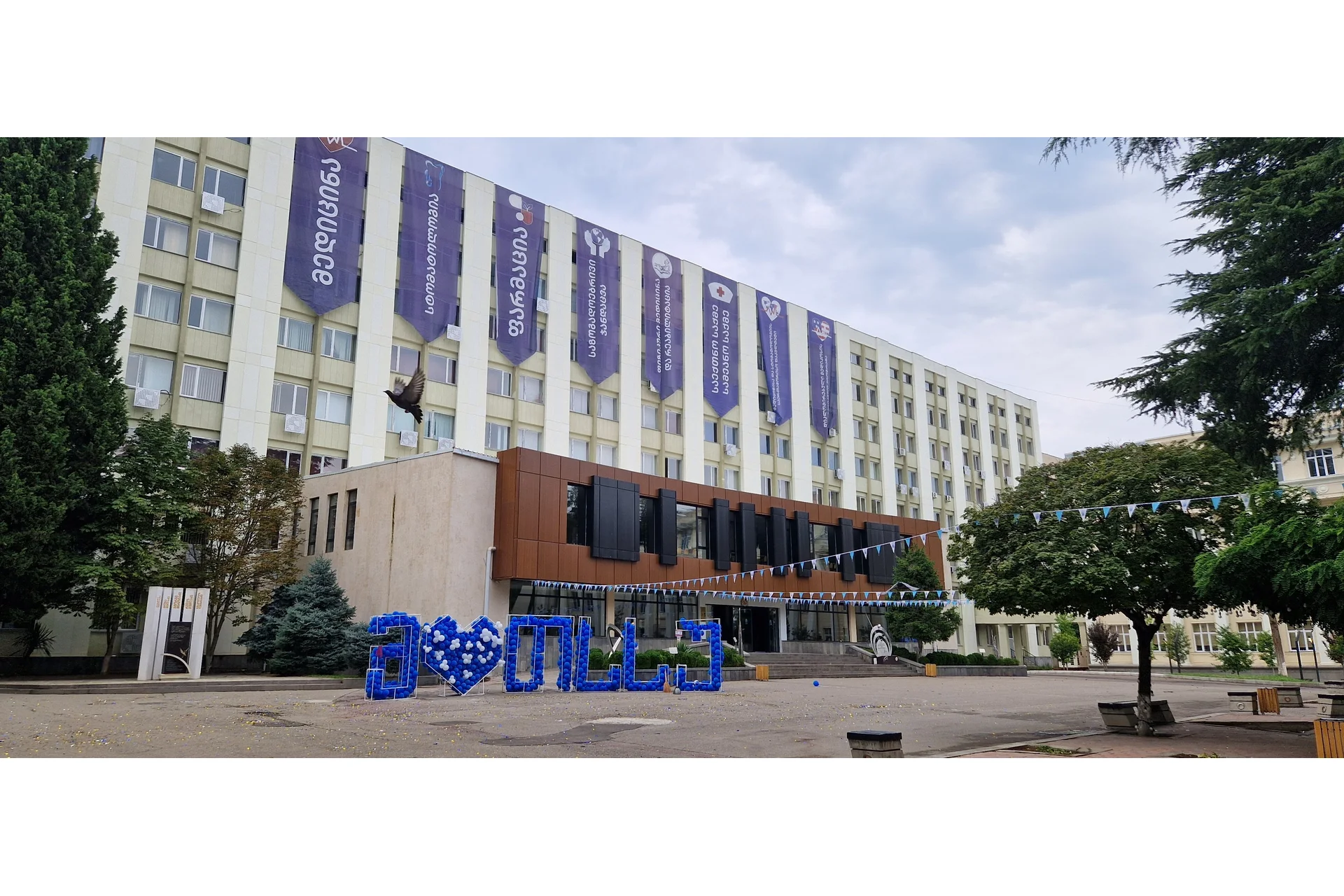 Tbilisi State Medical University campus and university infrastructure