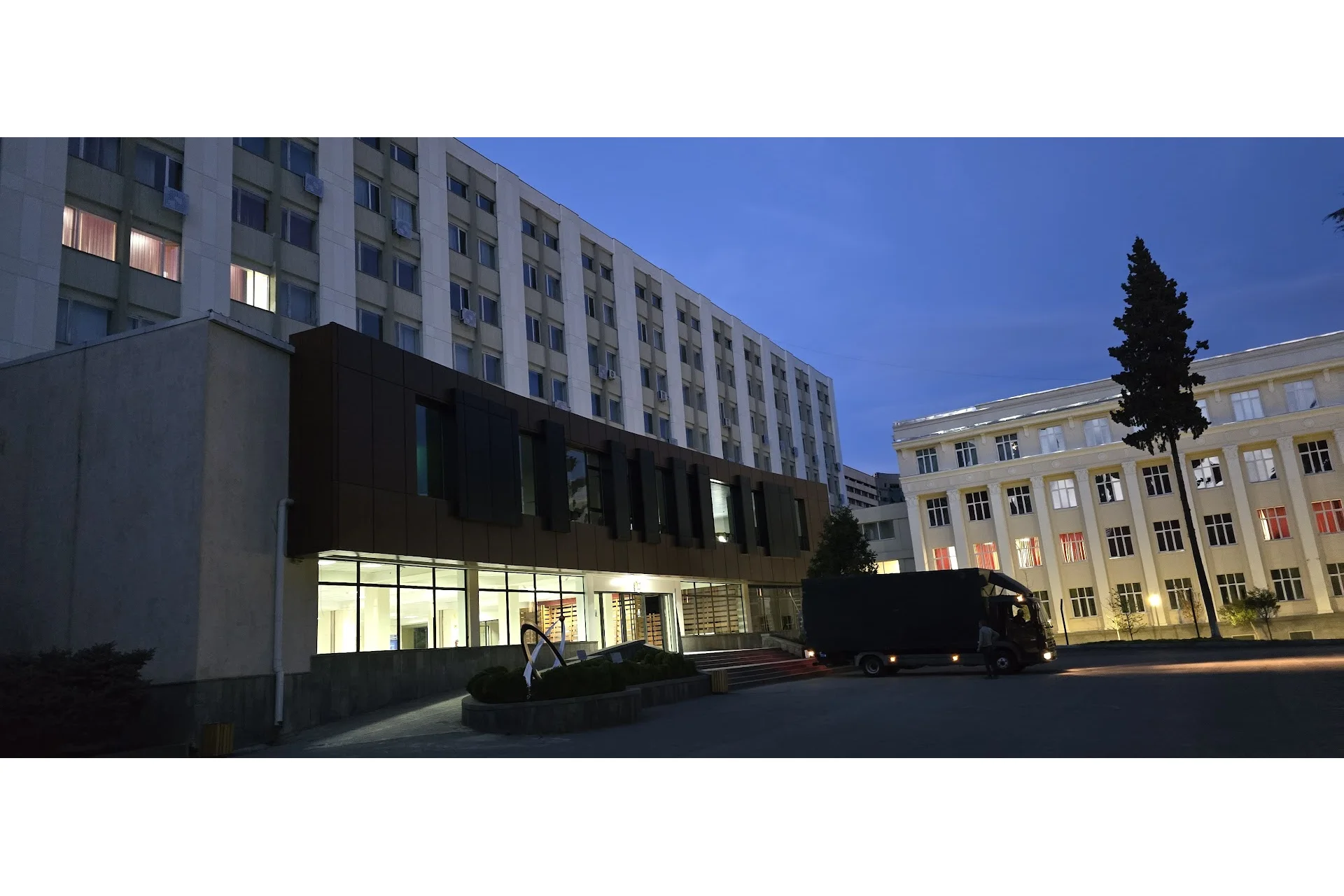 Tbilisi State Medical University campus and university infrastructure